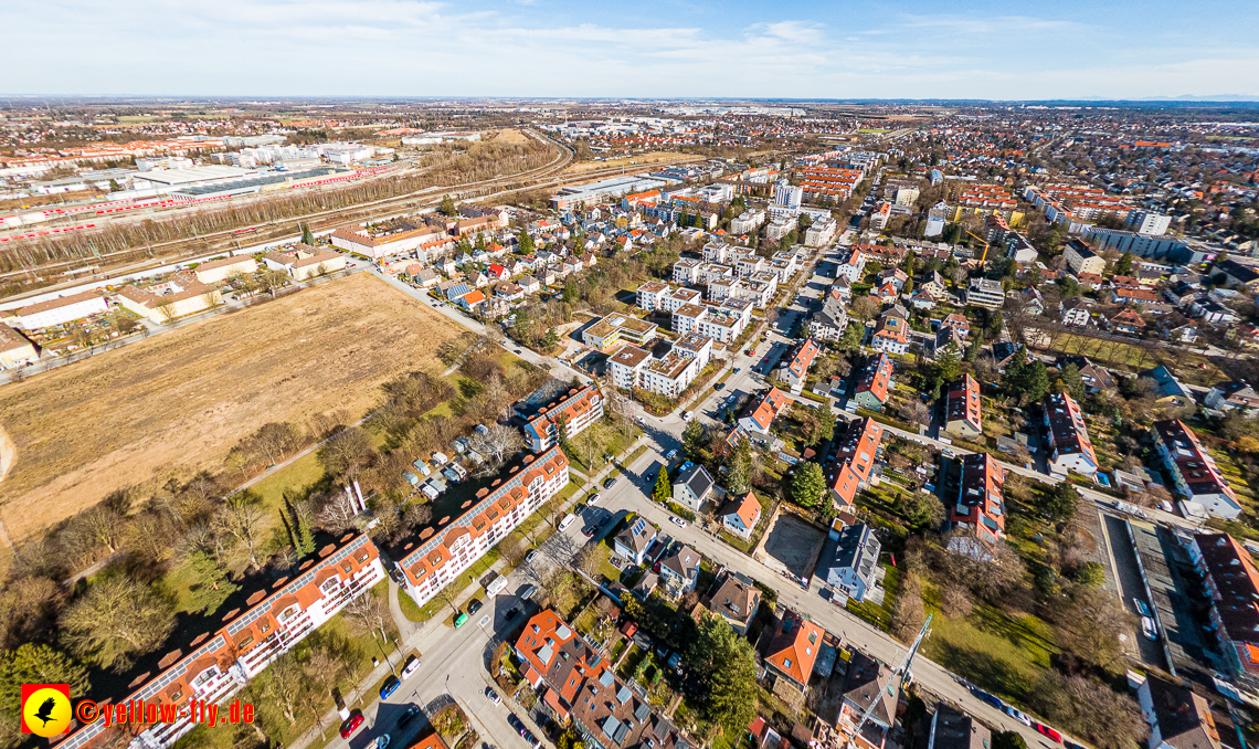20.02.2023 - der Hachinger Bach zwischen Berg am Laim und Neuperlach